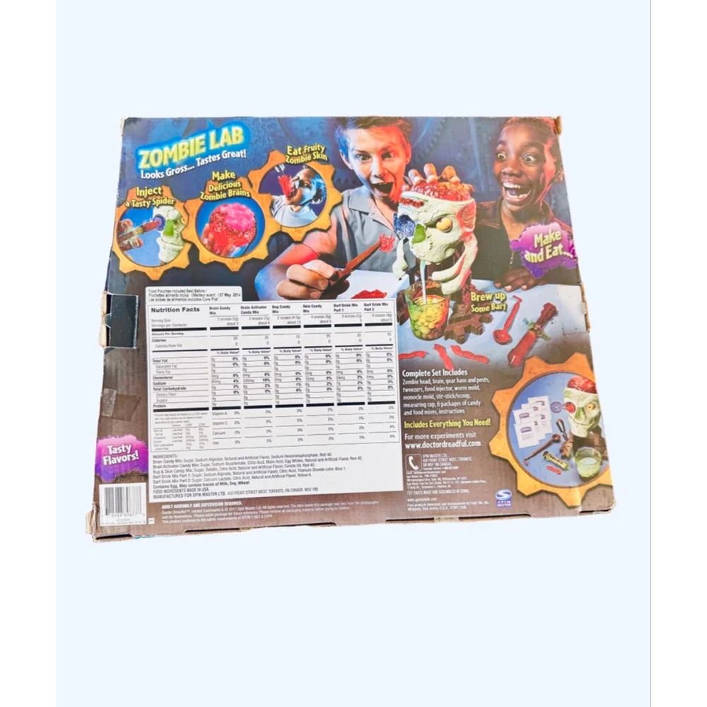 NIB Doctor DREADFUL ZOMBIES ZOMBIE LAB by Spin Masters Ages 5 & up